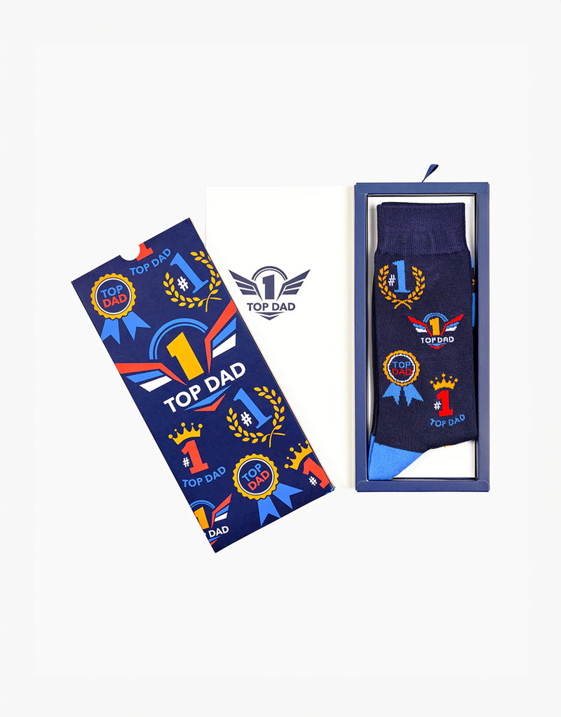 23Dreams Mens Top Dad Bamboo Sock Card