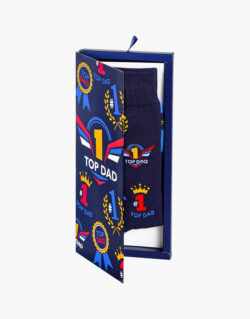 23Dreams Mens Top Dad Bamboo Sock Card