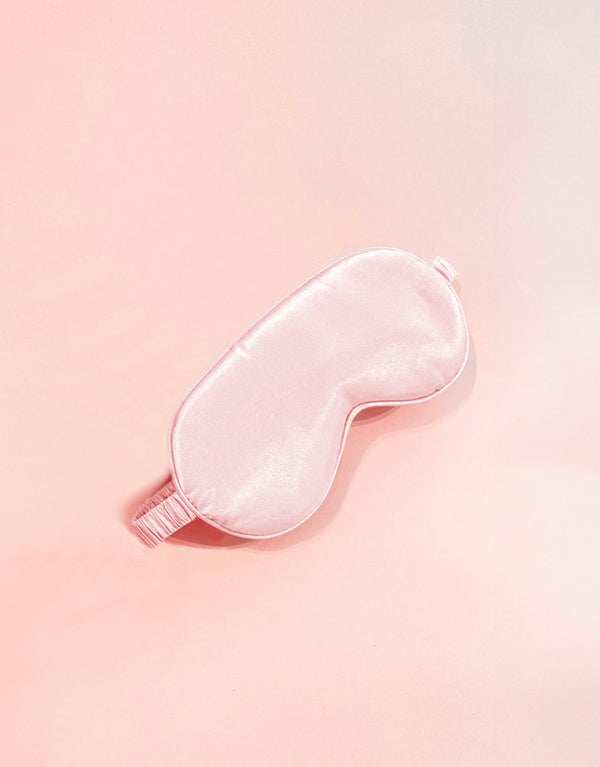 Ultra Soft Satin Sleep Eye Mask - Light Pink