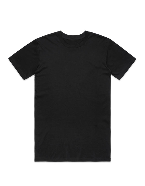 Men's Cotton Short Sleeve T-shirt - Black