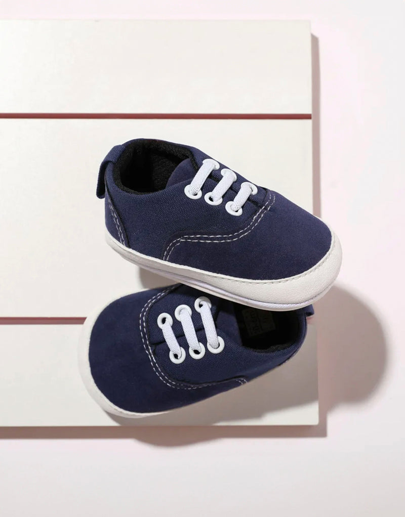 Baby / Toddler Classic Canvas Prewalker Shoes - Deep Blue