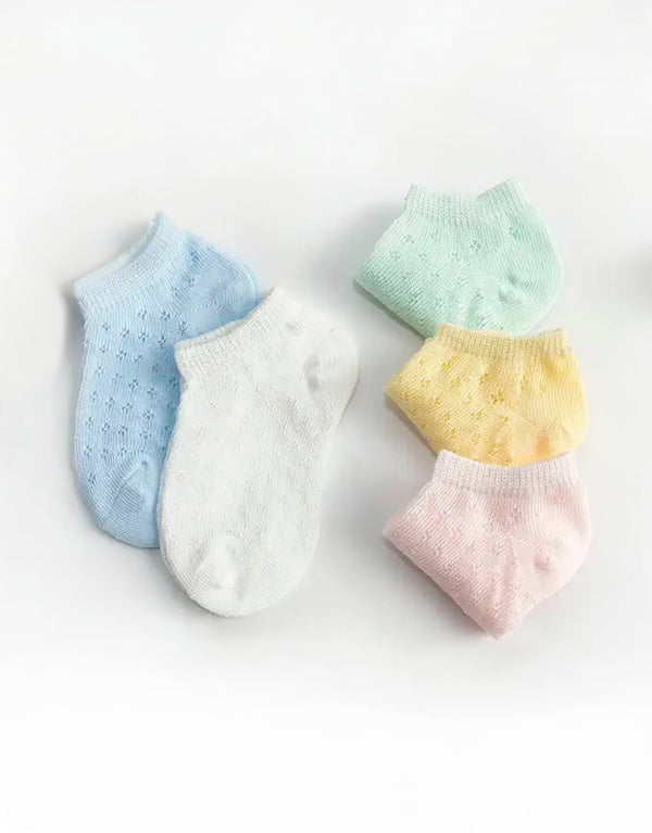 Mesh Breathable Cotton Socks for Baby Toddler Boys Girls