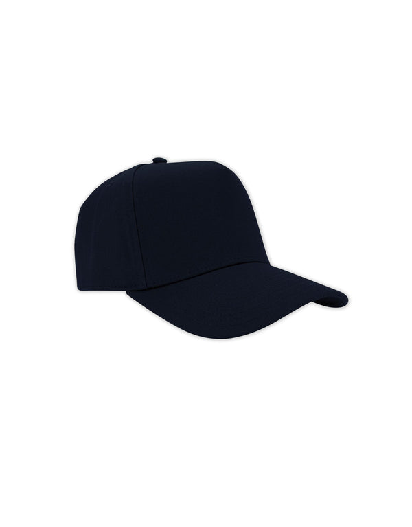Premium Cotton Twill Cap - Black side view