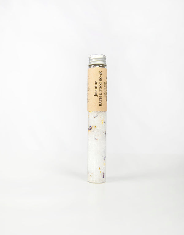 Jasmine Bath Salt & Foot Soak Test Tube