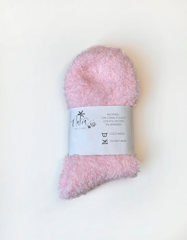 Cosy Lounge Socks in Light Pink - Relaxation and Comfort
