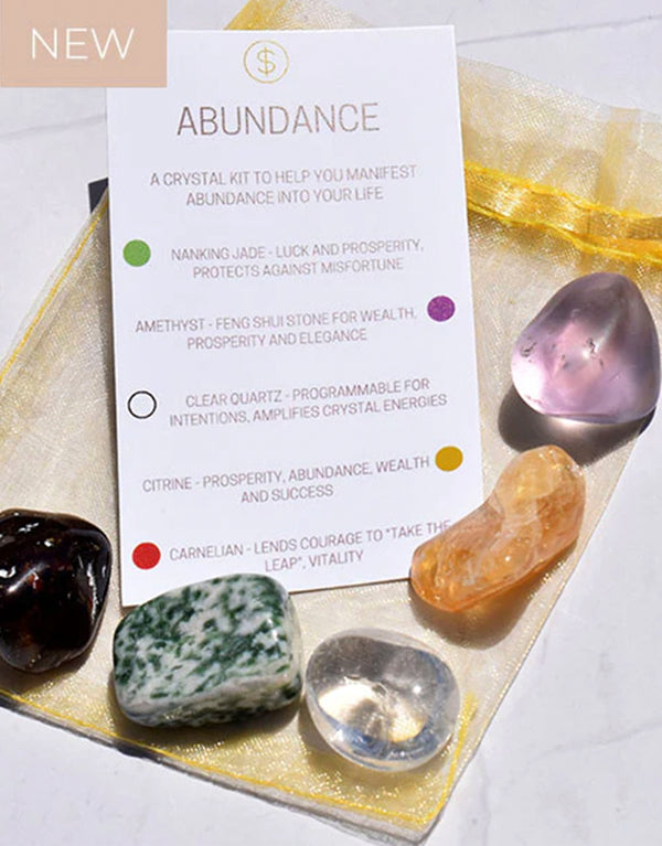 Crystal Kit - Abundance. Help manifest abundance into your life.