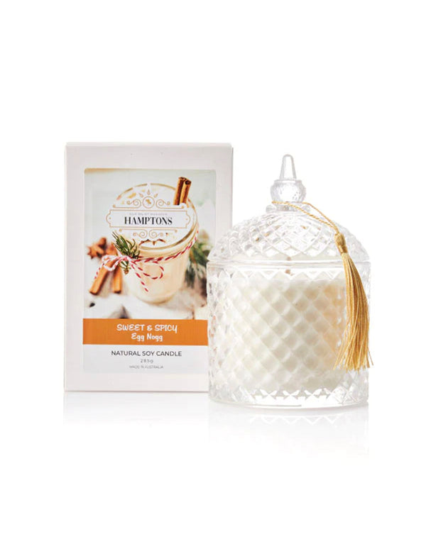 Hamptons Candle - Sweet and Spicy - Egg Nogg