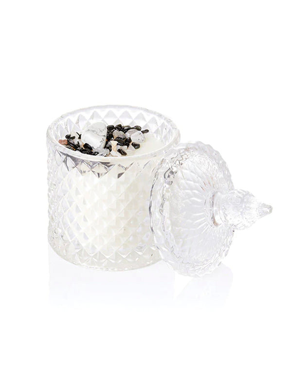 Full Moon Crystal Candle