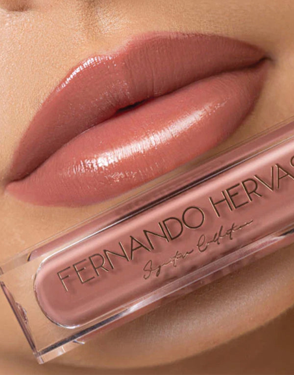 Lip Shine Argan Gloss - Deep Rosy Nude 6