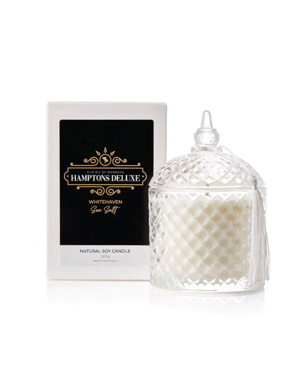 Hamptons Deluxe Candle - Whitehaven - Sea Salt