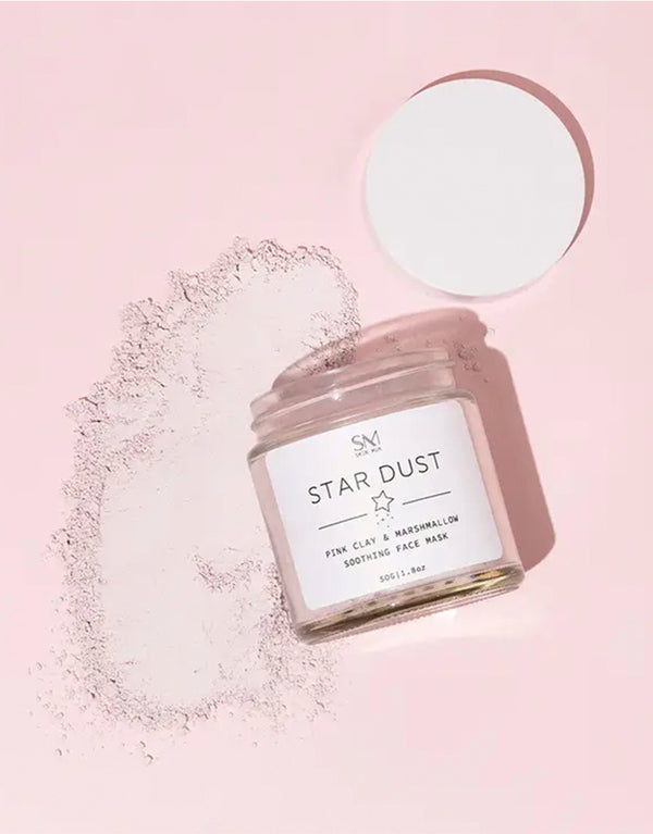 Star Dust Powder - Clay Mask 12g in a glass jar