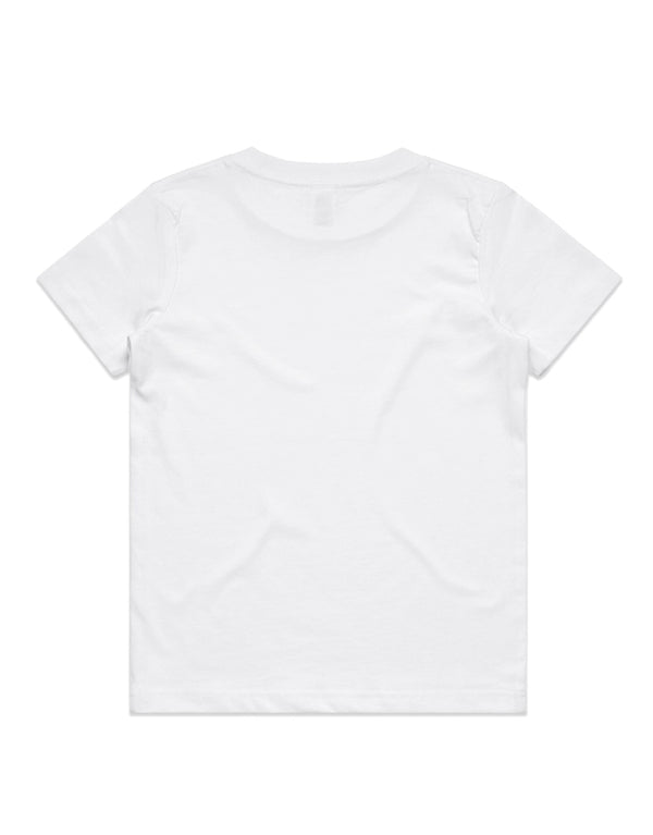 This soft cotton tee will be your kids staple tshirt, premium retail quality fabric and styling available in 4 colours. Mid-weight, super comfy tee, perfect for summer or double layered for ultimate warmth during colder seasons.