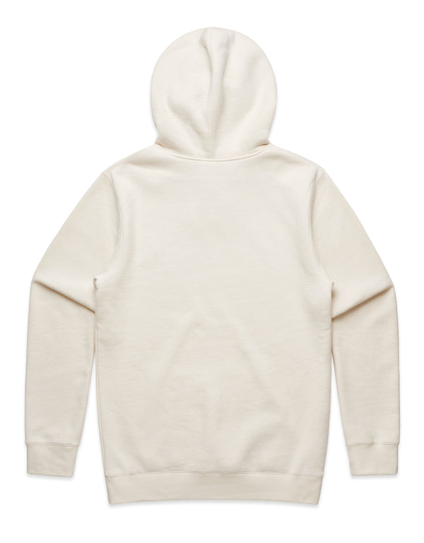 This Hoodie is one of our premium range hoodies. The perfect go to for quality, comfort and style. Available in White, Ecru, Black and Navy sizes XS - 3XL.  ♻️  Made off Recycled Polyester, saving approx. 4.5 x 500ml plastic bottles from landfill.