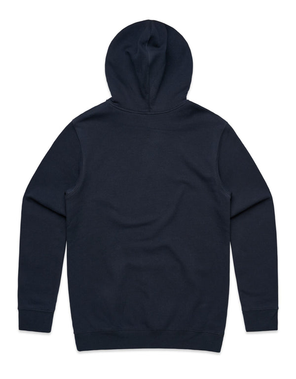 This Hoodie is one of our premium range hoodies. The perfect go to for quality, comfort and style. Available in White, Ecru, Black and Navy sizes XS - 3XL.  ♻️  Made off Recycled Polyester, saving approx. 4.5 x 500ml plastic bottles from landfill.