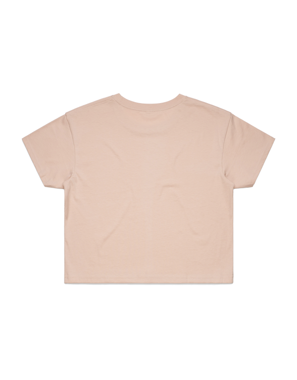 A seriously comfy womens crop top, this will be your everyday favourite to show off your curves. Mid-weight, super comfy tee, perfect for summer or double layered for ultimate warmth during colder seasons.
