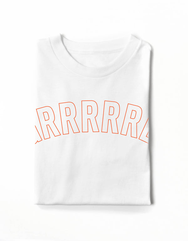 Grrrrr Tee is available in a range of colours.  Finished with 100% cotton preshrunk jersey knit, set-in rib collar with shoulder-to-shoulder taping, double needle sleeve and bottom hems. Quality vinyl heat pressed printed on front chest.  This is your go-to tee to pair with high waisted leggings, jeans or to use as a layering piece.