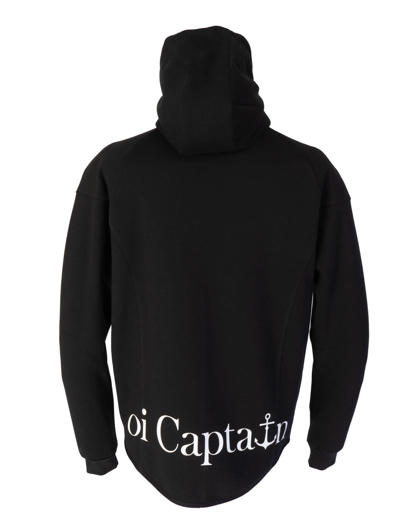 Elevate your casual weekend collection with the Le Grand Essentials Hoodie. For all day comfort, this will be your go to.   Features trendy curved back, comfortable cotton bonded polar fleece lined hoodie jacket, drop shoulders add to this relaxed fit, and classic finishing touches, like zipped side pockets and piped trimmed edging.   This hoodie will quickly become your off-duty unifo