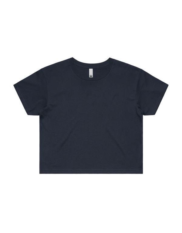 A seriously comfy womens crop top, this will be your everyday favourite to show off your curves. Mid-weight, super comfy tee, perfect for summer or double layered for ultimate warmth during colder seasons.