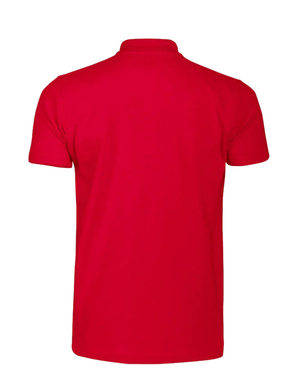 This slim fit polo shirt will transform you from looking okay to street-style smart, with side slits and matching buttons. Offering a soft, smoother finish coverage that can be worn on its own or as an extra layer. Available in White, Navy, Red and Black sizes S - 3XL. Check product info for more details.