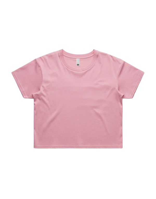 A seriously comfy womens crop top, this will be your everyday favourite to show off your curves. Mid-weight, super comfy tee, perfect for summer or double layered for ultimate warmth during colder seasons.