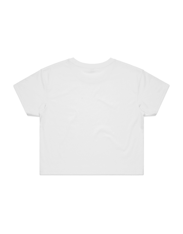 A seriously comfy womens crop top, this will be your everyday favourite to show off your curves. Mid-weight, super comfy tee, perfect for summer or double layered for ultimate warmth during colder seasons.
